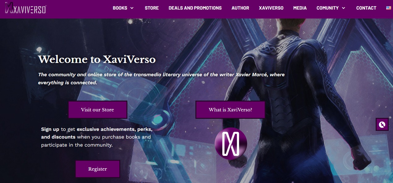 Web del XaviVerso en inglés